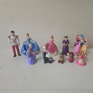 Disney Cinderella Figures Set Of 10